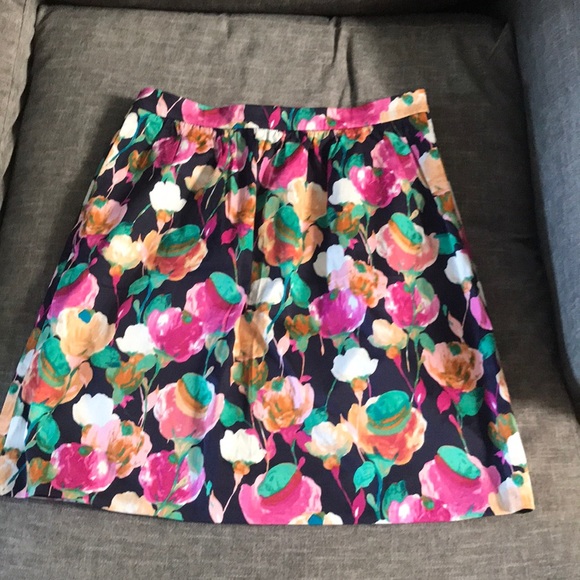 NWY J. Crew Floral Skirt - Picture 1 of 4